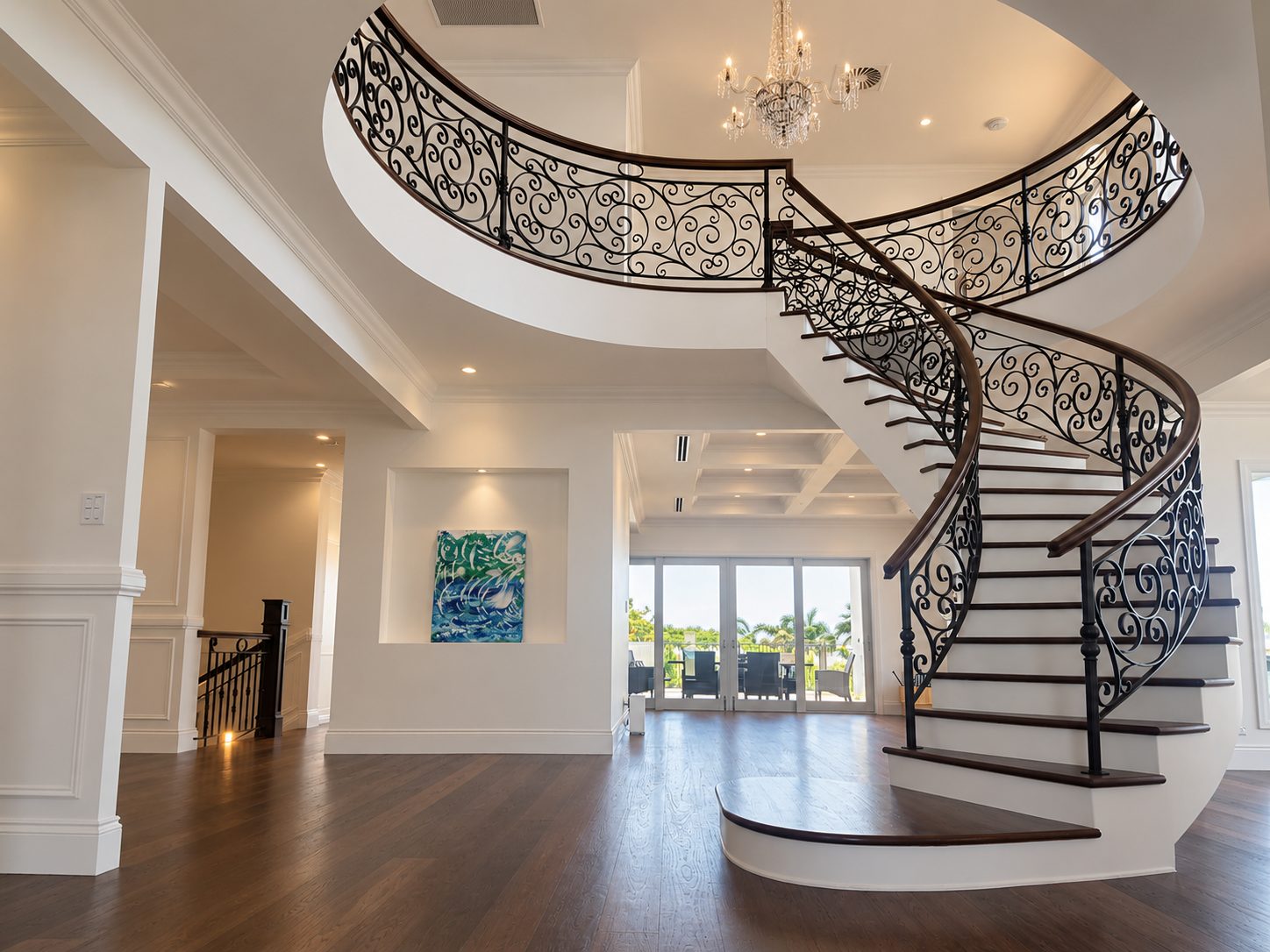 Completed high-end plastering and interior detailing